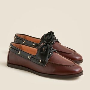 J. Crew Leather Classic Boat Shoe - Brown Stone